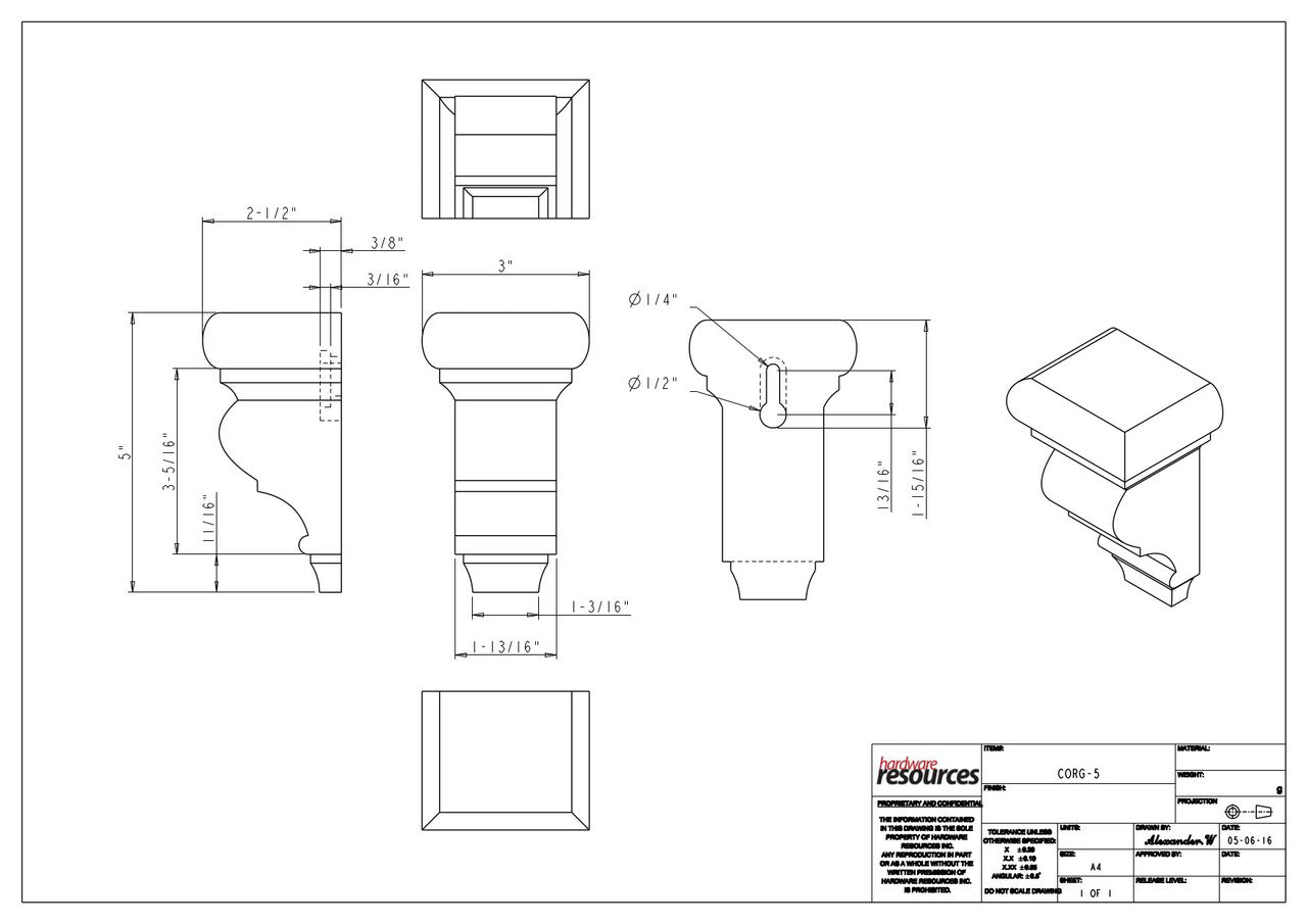 Specification Drawing
