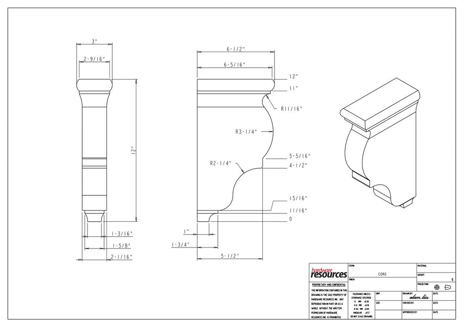Specification Drawing