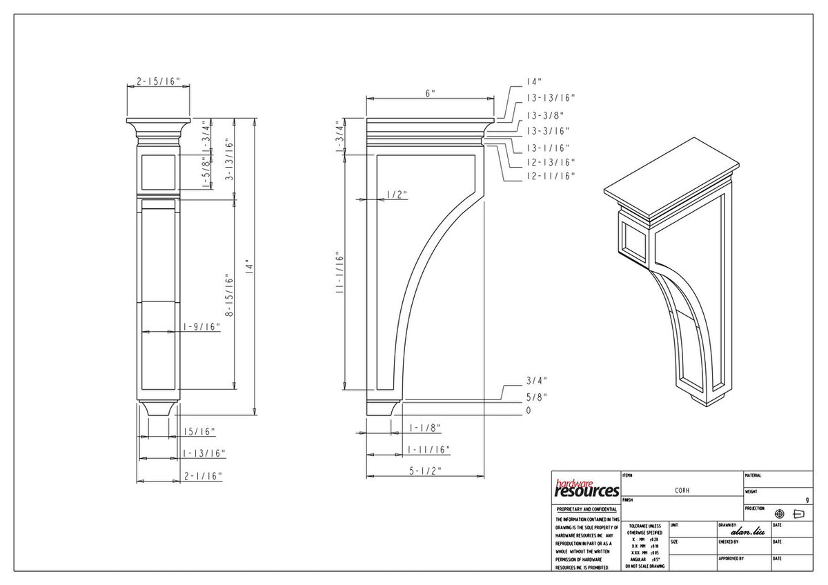 Specification Drawing
