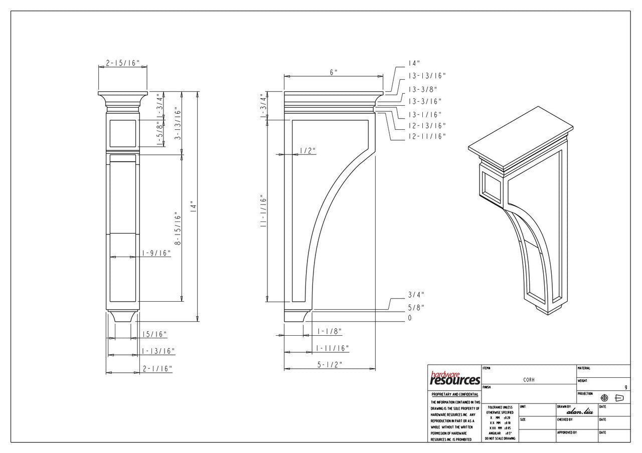 Specification Drawing