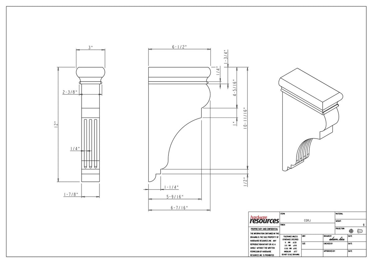 Specification Drawing