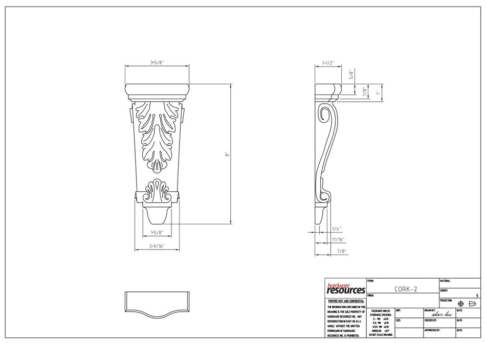 Specification Drawing
