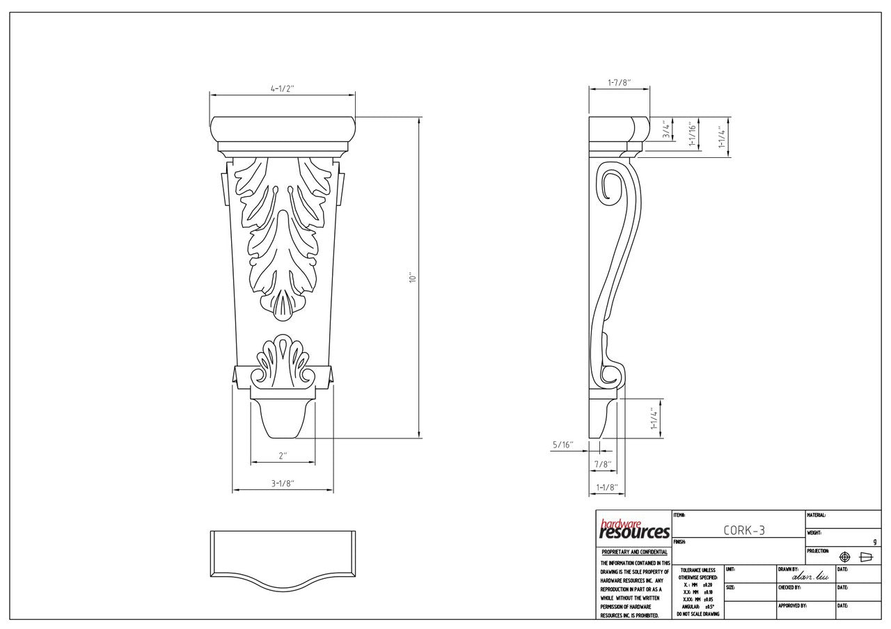 Specification Drawing