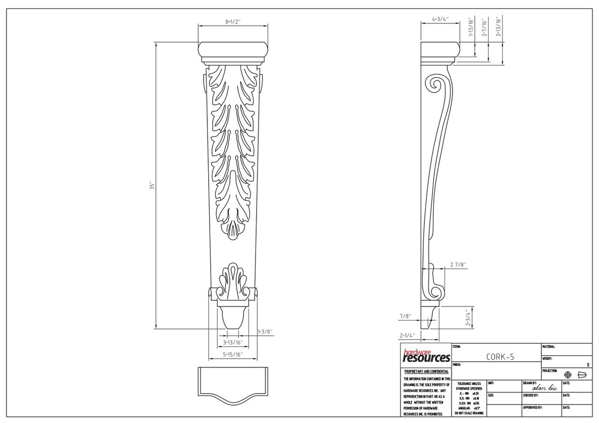 Specification Drawing