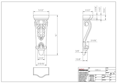 Specification Drawing