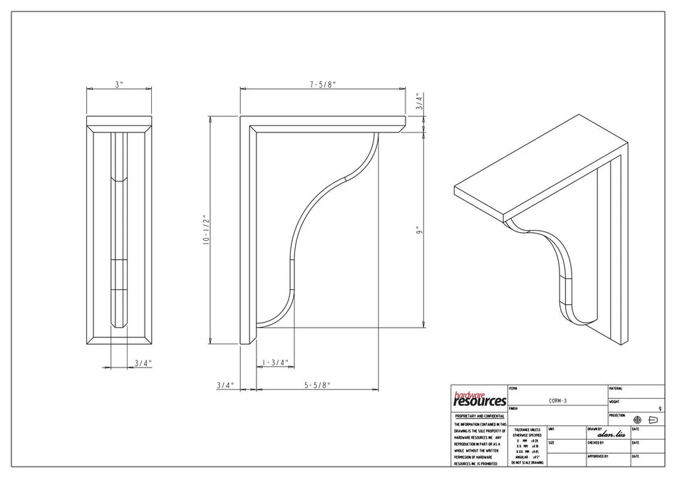 Specification Drawing