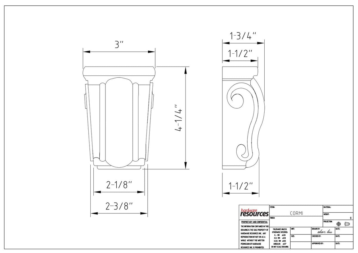 Specification Drawing