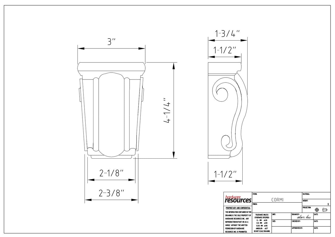 Specification Drawing