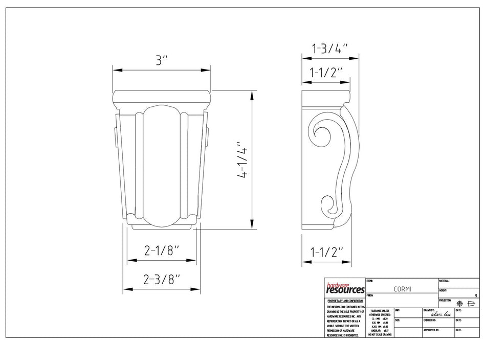 Specification Drawing