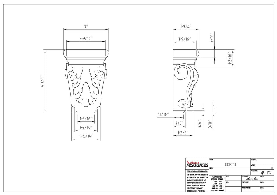 Specification Drawing