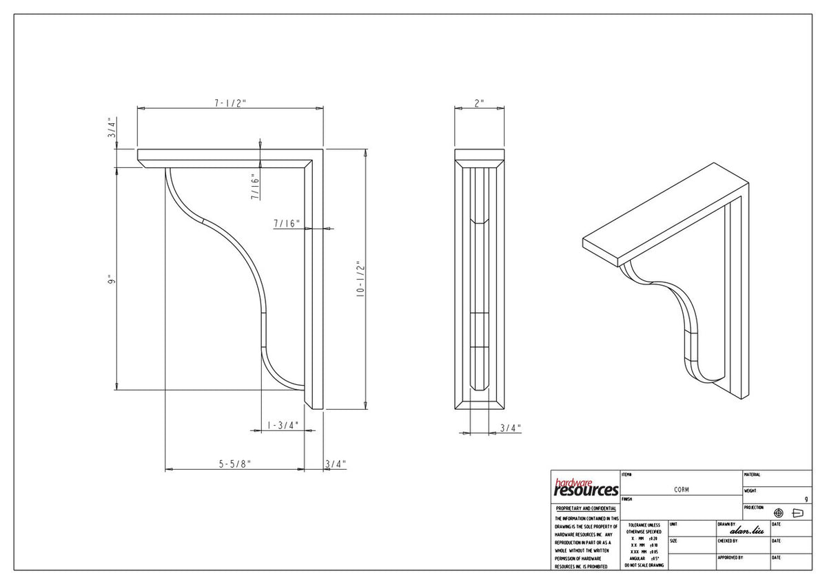 Specification Drawing