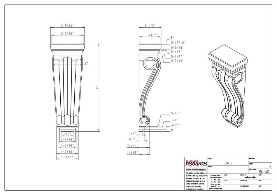 Specification Drawing
