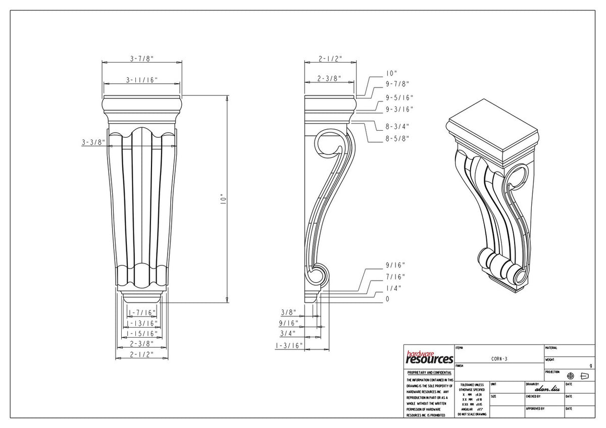 Specification Drawing