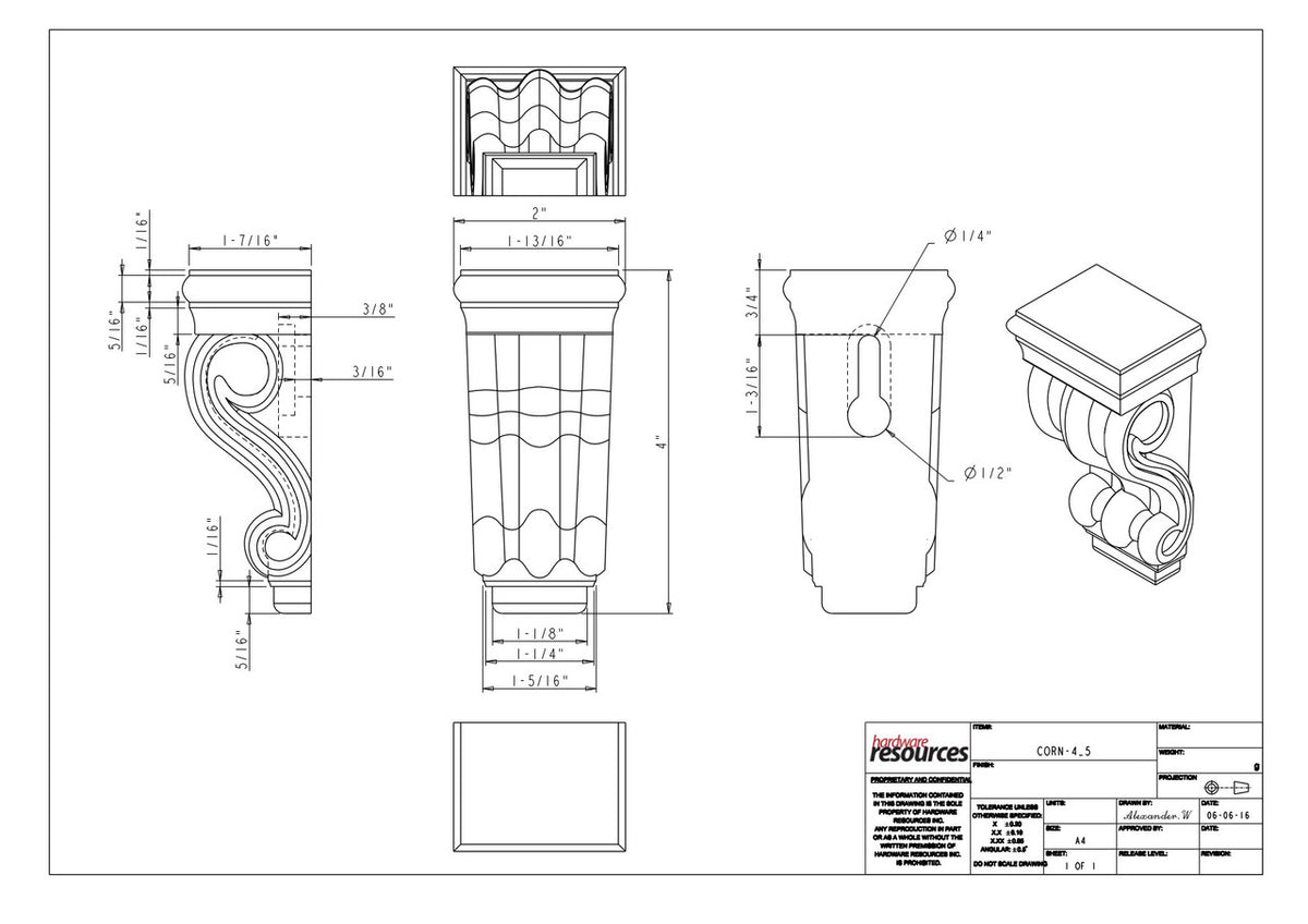 Specification Drawing