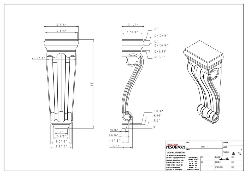 Specification Drawing