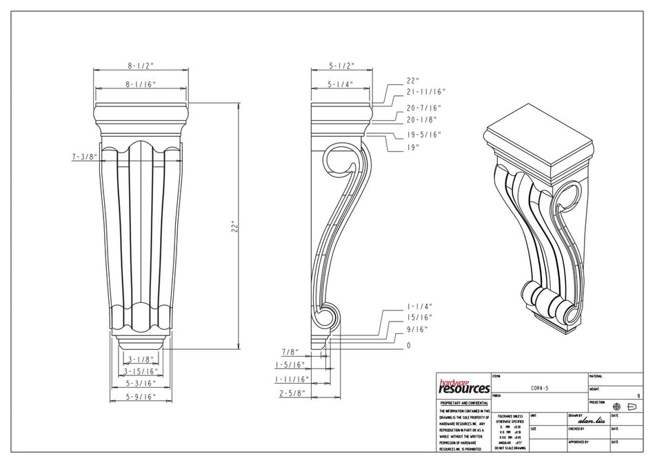 Specification Drawing