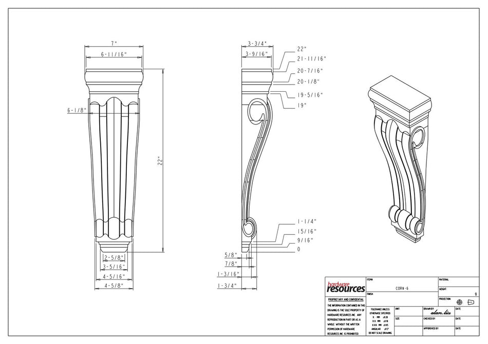 Specification Drawing