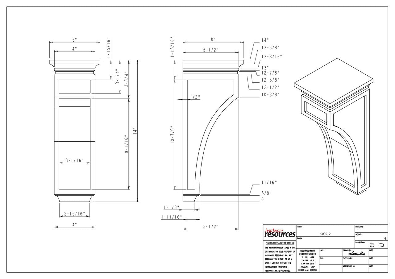 Specification Drawing