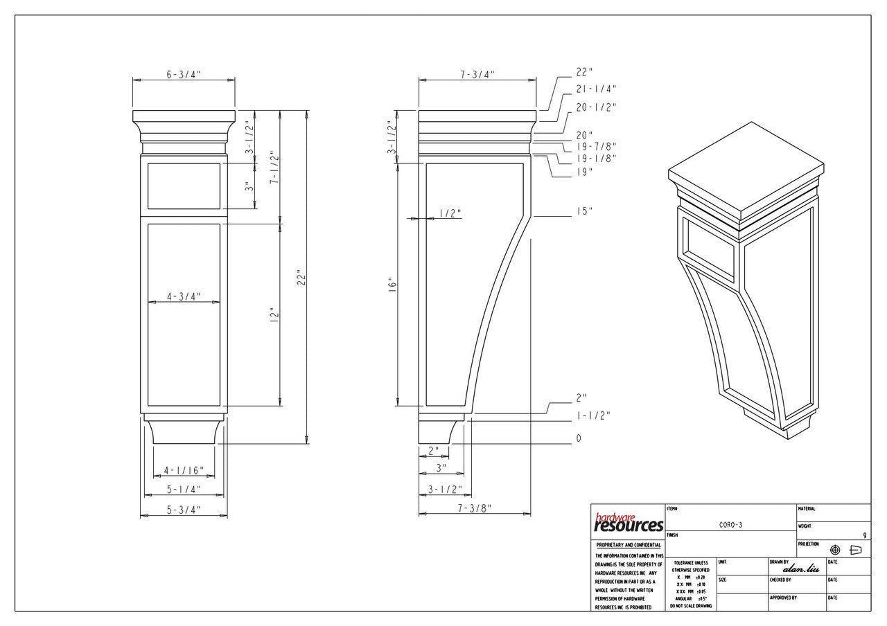 Specification Drawing