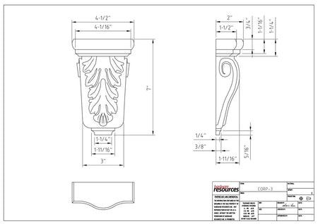 Specification Drawing