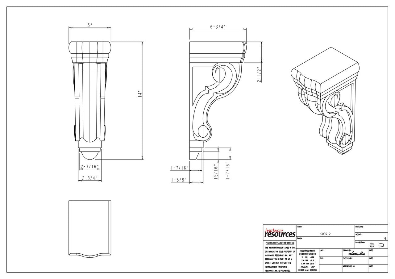 Specification Drawing