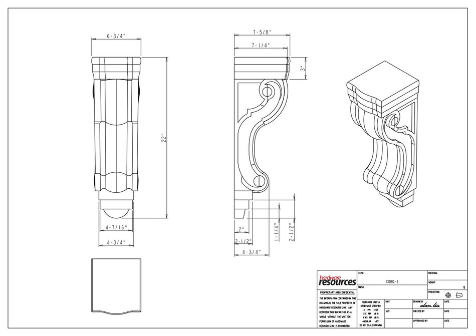 Specification Drawing