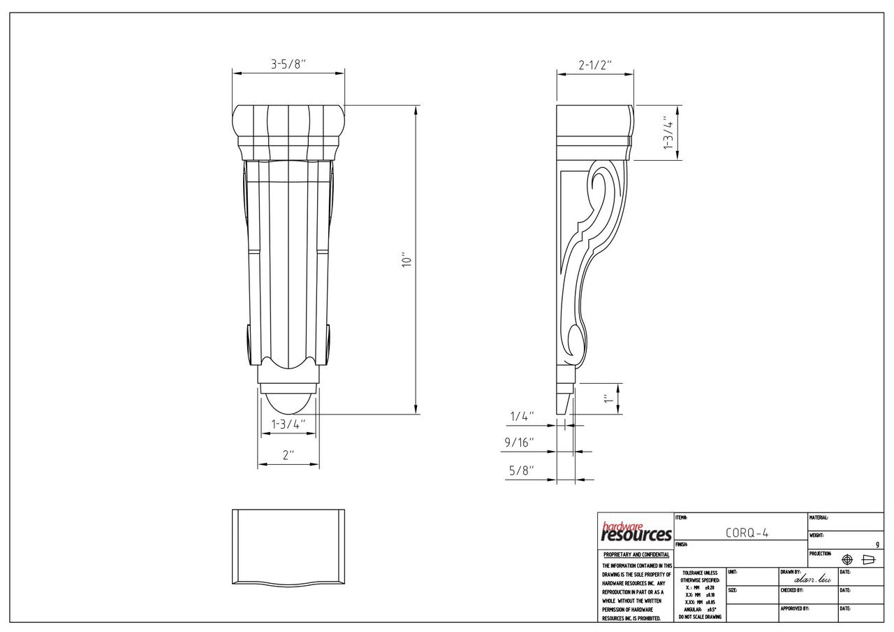 Specification Drawing