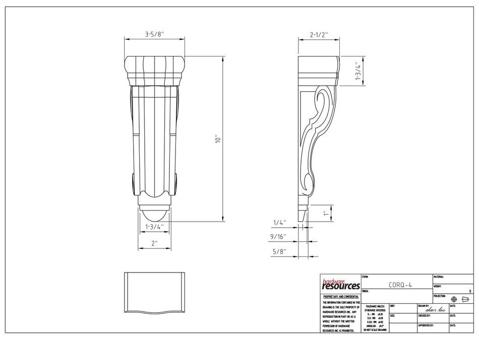 Specification Drawing