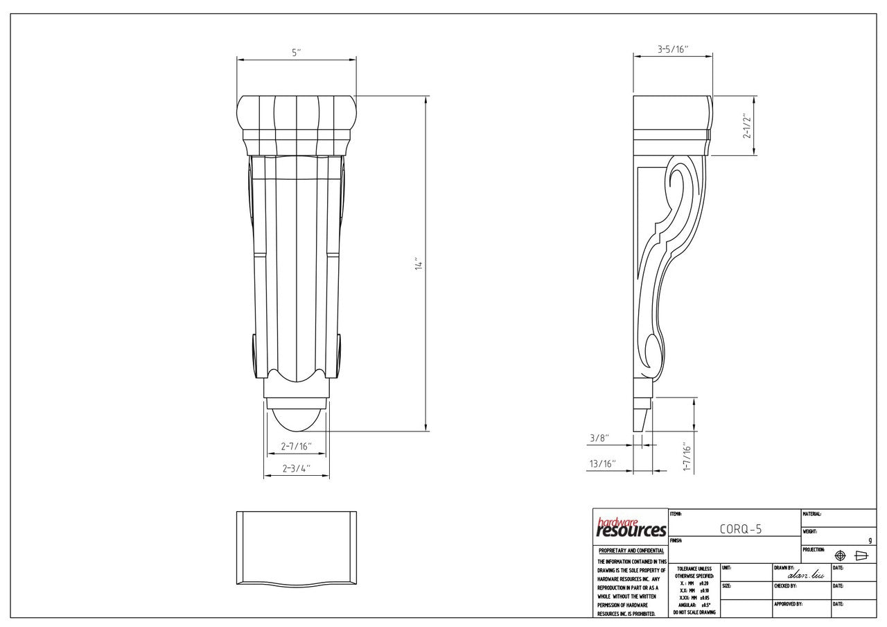 Specification Drawing