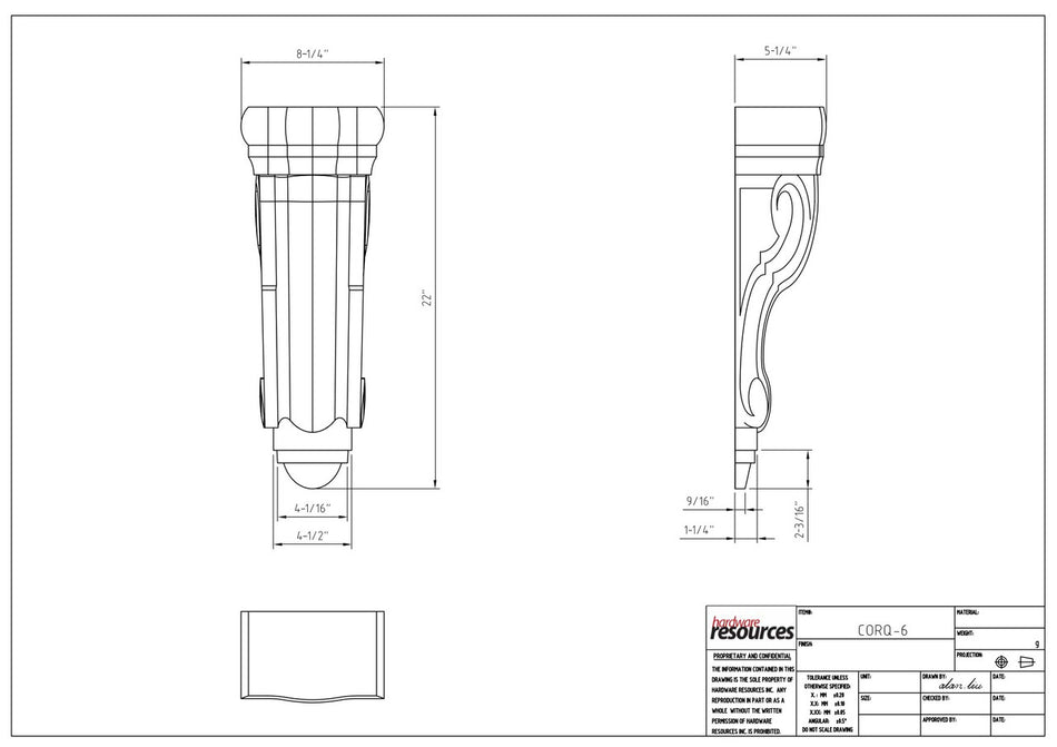 Specification Drawing