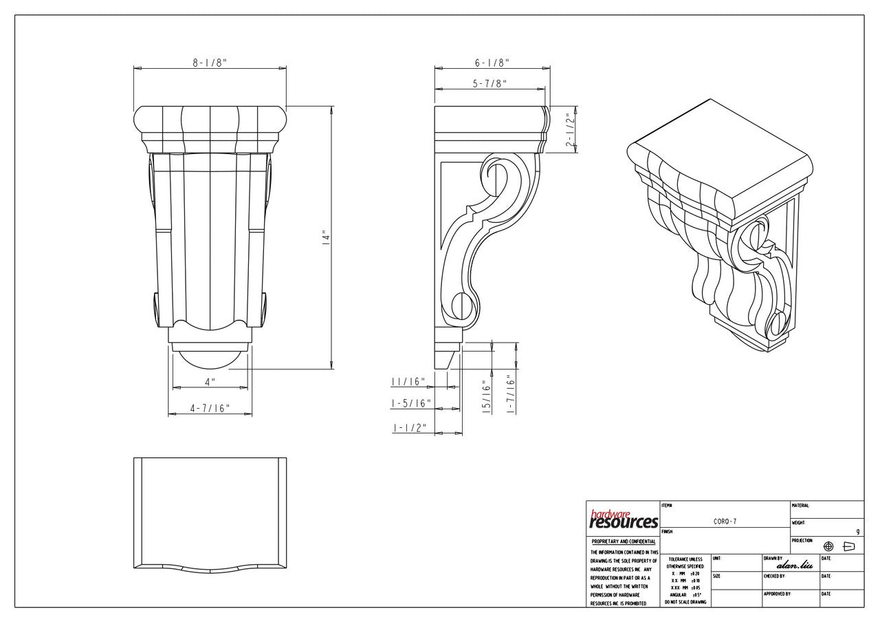 Specification Drawing