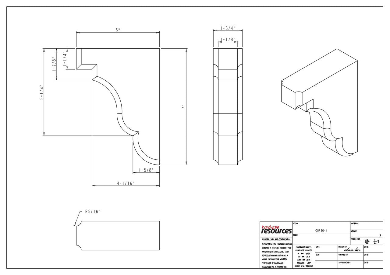 Specification Drawing