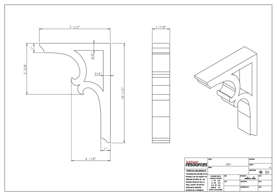 Specification Drawing
