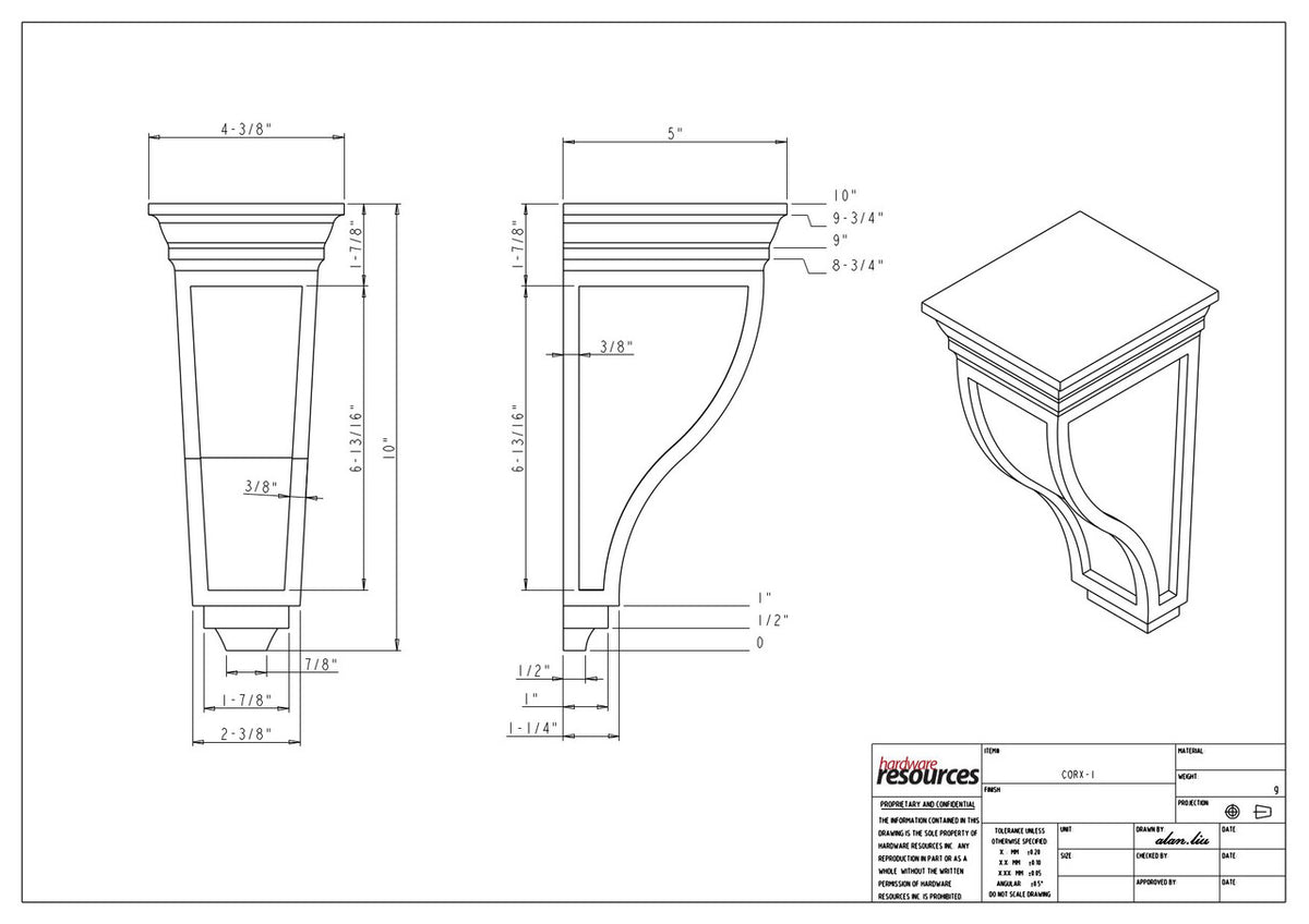 Specification Drawing