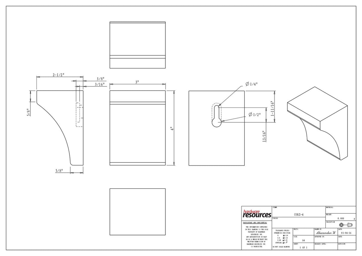 Specification Drawing