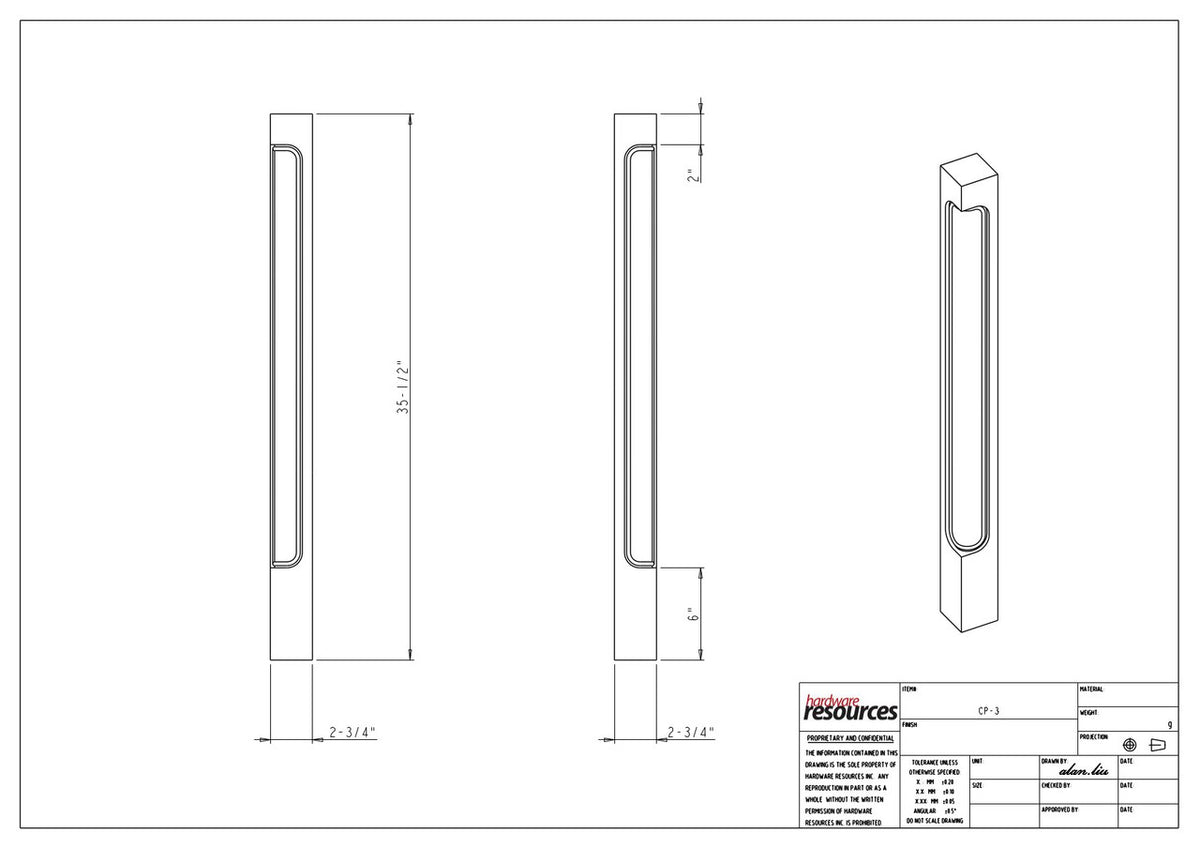 Specification Drawing