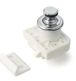 Sugatsune TLP-BB/CR: Round Push Knob Latch -  Chrome