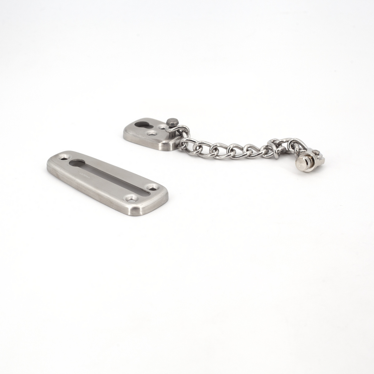 Sugatsune CS-2000: 3-1/2" Door Chain Lock - Satin Stainless Steel