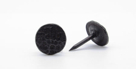 Buck Snort CV01106-2700-4P: 5/8" Round Hammered Clavos (4-pack) - Oxidized Black