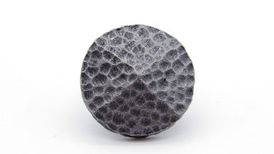 Buck Snort CV01108-5100-8P: 1-1/4" Round Hammered Clavos (8-pack) - Oxidized Pewter