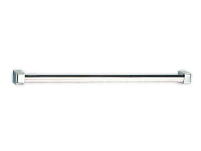 Sugatsune STR-400: 416mm Tie Rack - Mirror Stainless Steel/Black