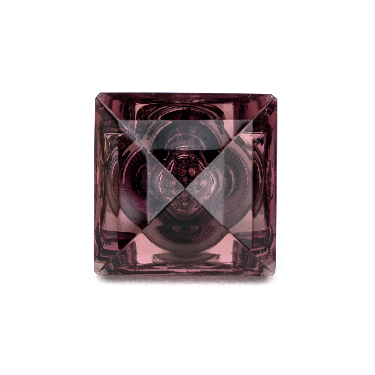 Cal Crystal M995-AMETHYST: 1-1/4" Square Cabinet Knob - Amethyst Crystal