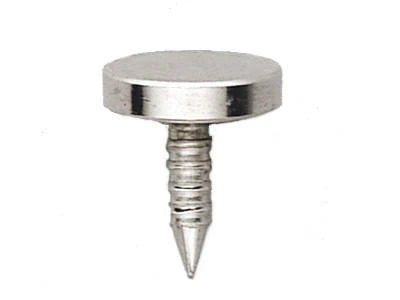Sugatsune Z4: 12mm Round Strike Plate -  Polished Nickel