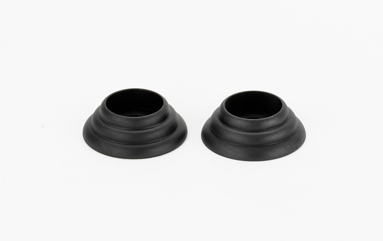 Alno D111-MB: 1-1/2" Traditional Rosette (pair) - Matte Black