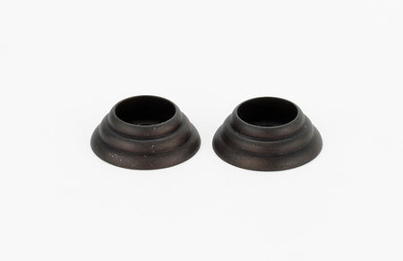 Alno D111-CHBRZ: Rosettes for D110 Appliance Pull (pair) - Chocolate Bronze