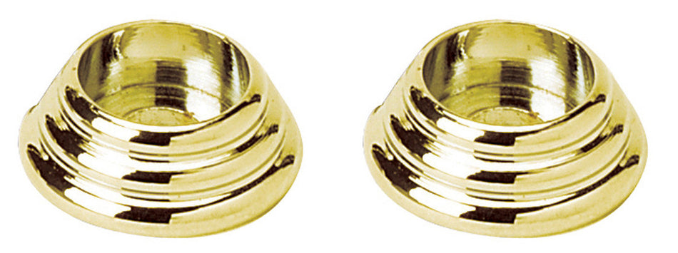 Alno D111-PB/NL: Rosettes for D110 Appliance Pull (pair) - Unlacquered Brass