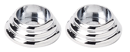 Alno D111-PC: Rosettes for D110 Appliance Pull (pair) - Polished Chrome