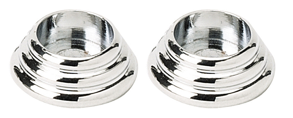 Alno D111-PN: Rosettes for D110 Appliance Pull (pair) - Polished Nickel