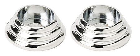Alno D111-PN: Rosettes for D110 Appliance Pull (pair) - Polished Nickel