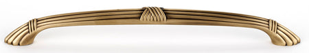 Alno D112-AP-AEM: 10" cc Ribbon & Reed Appliance Pull - Antique English Matte